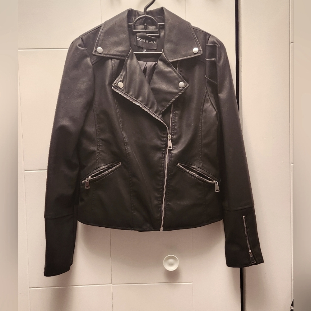 Black leather Jacket